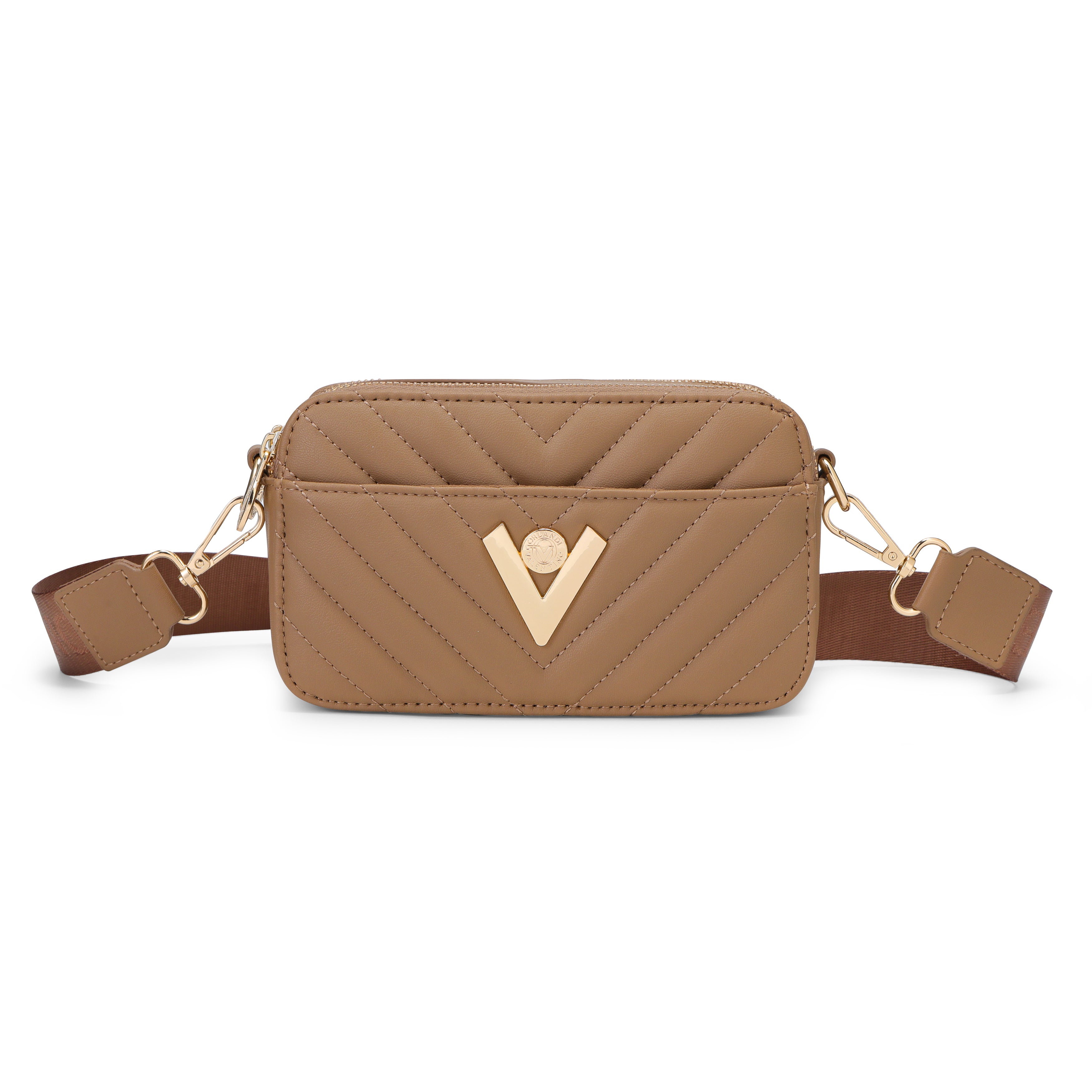 Quilted Camera Bag with Hardware