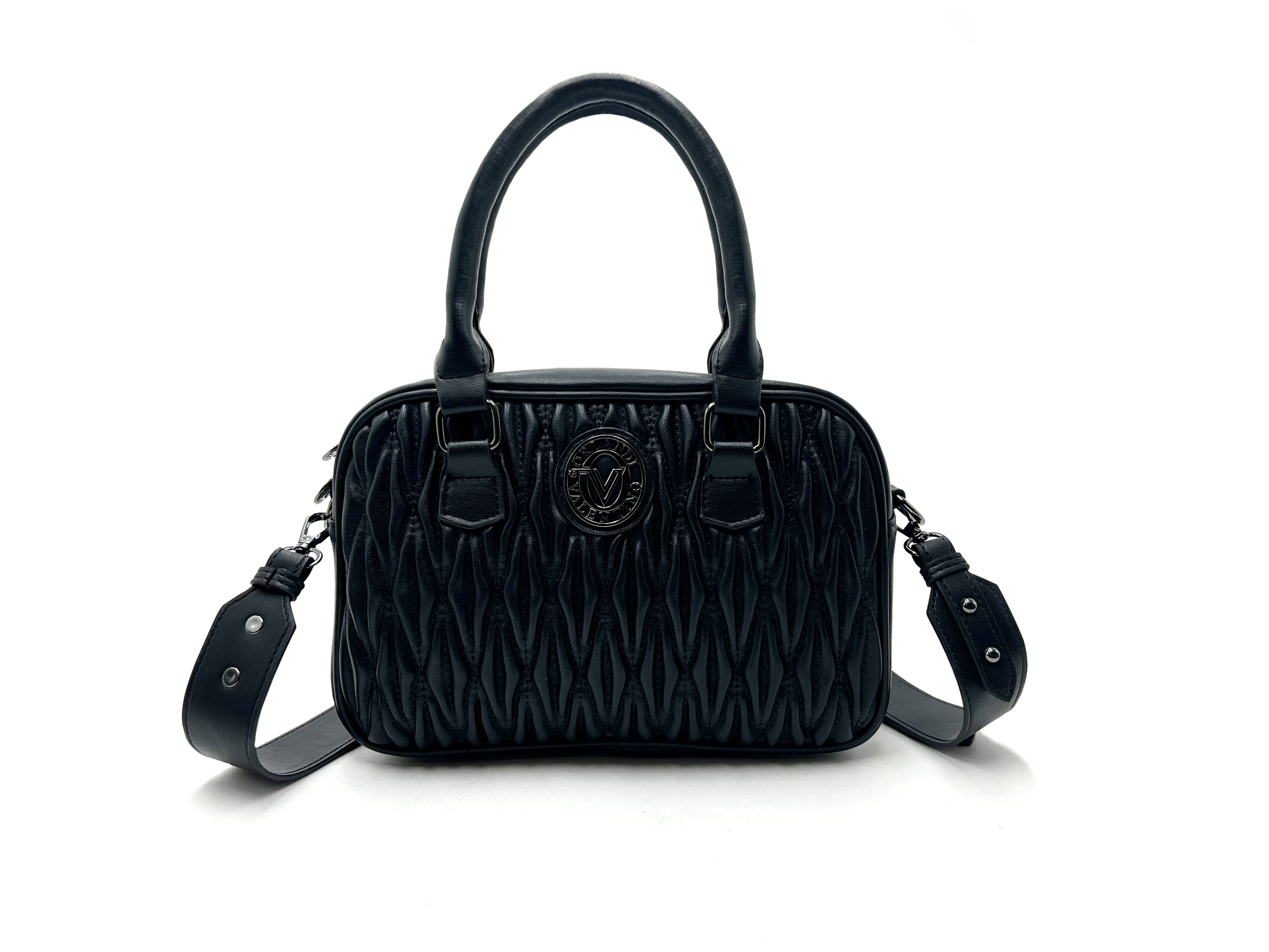 Valentino Orlandi Textured Top Handle Handbag