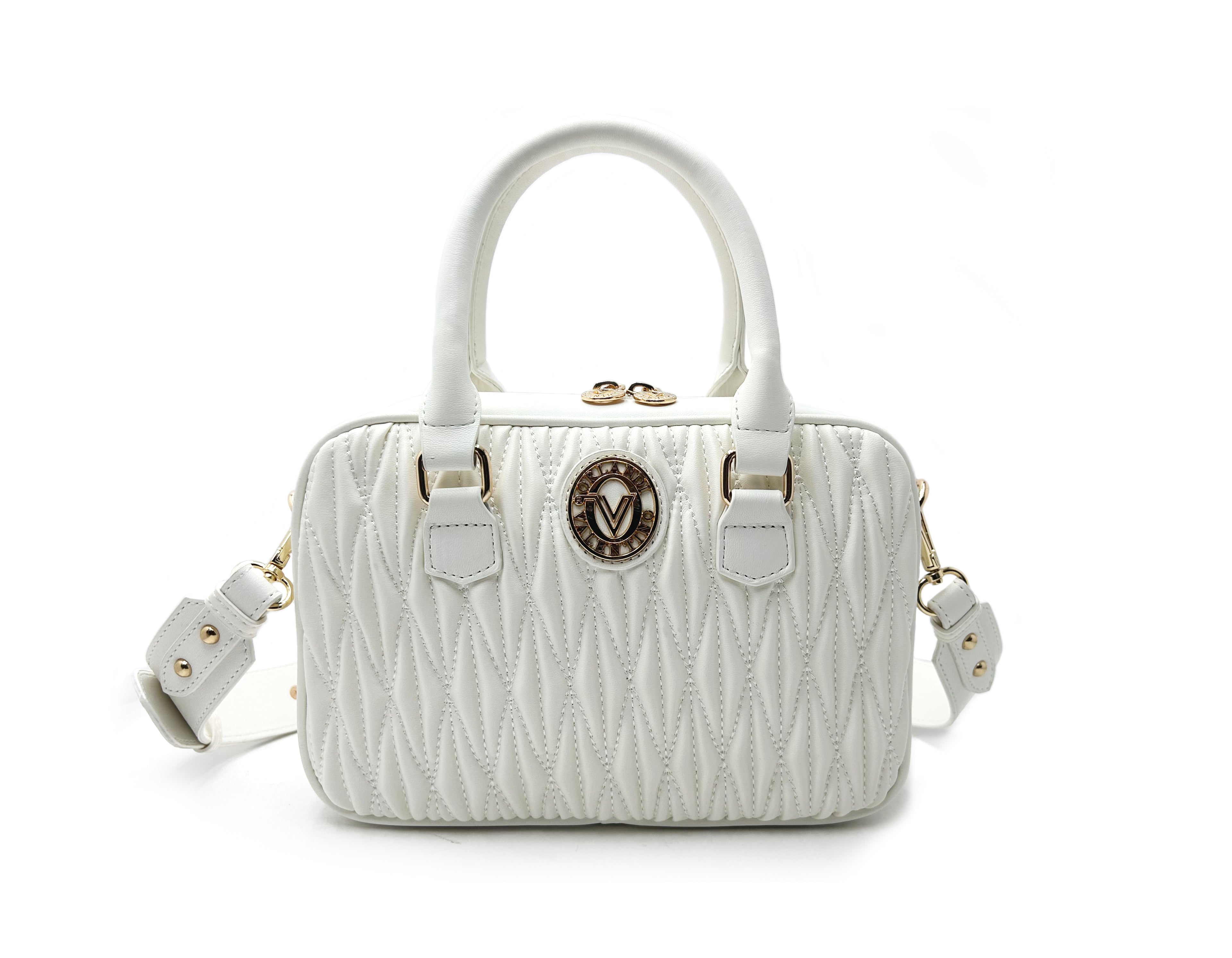 Valentino Orlandi Textured Top Handle Handbag