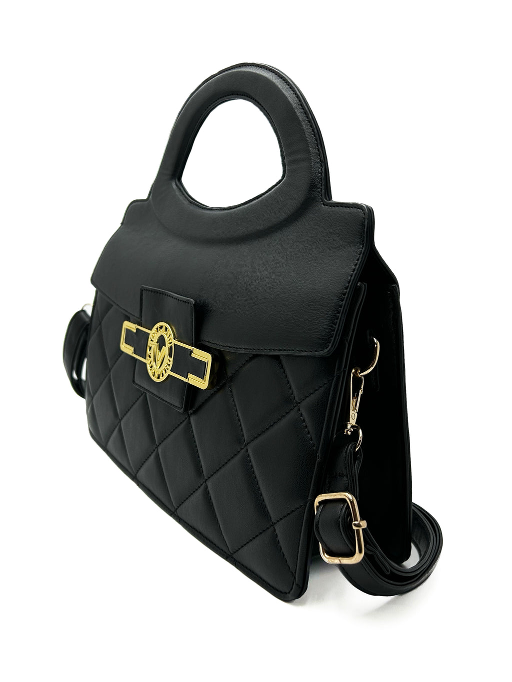 Top Handle "V" Lock Hand Bag