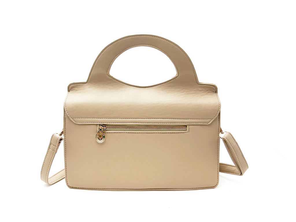 Top Handle "V" Lock Hand Bag