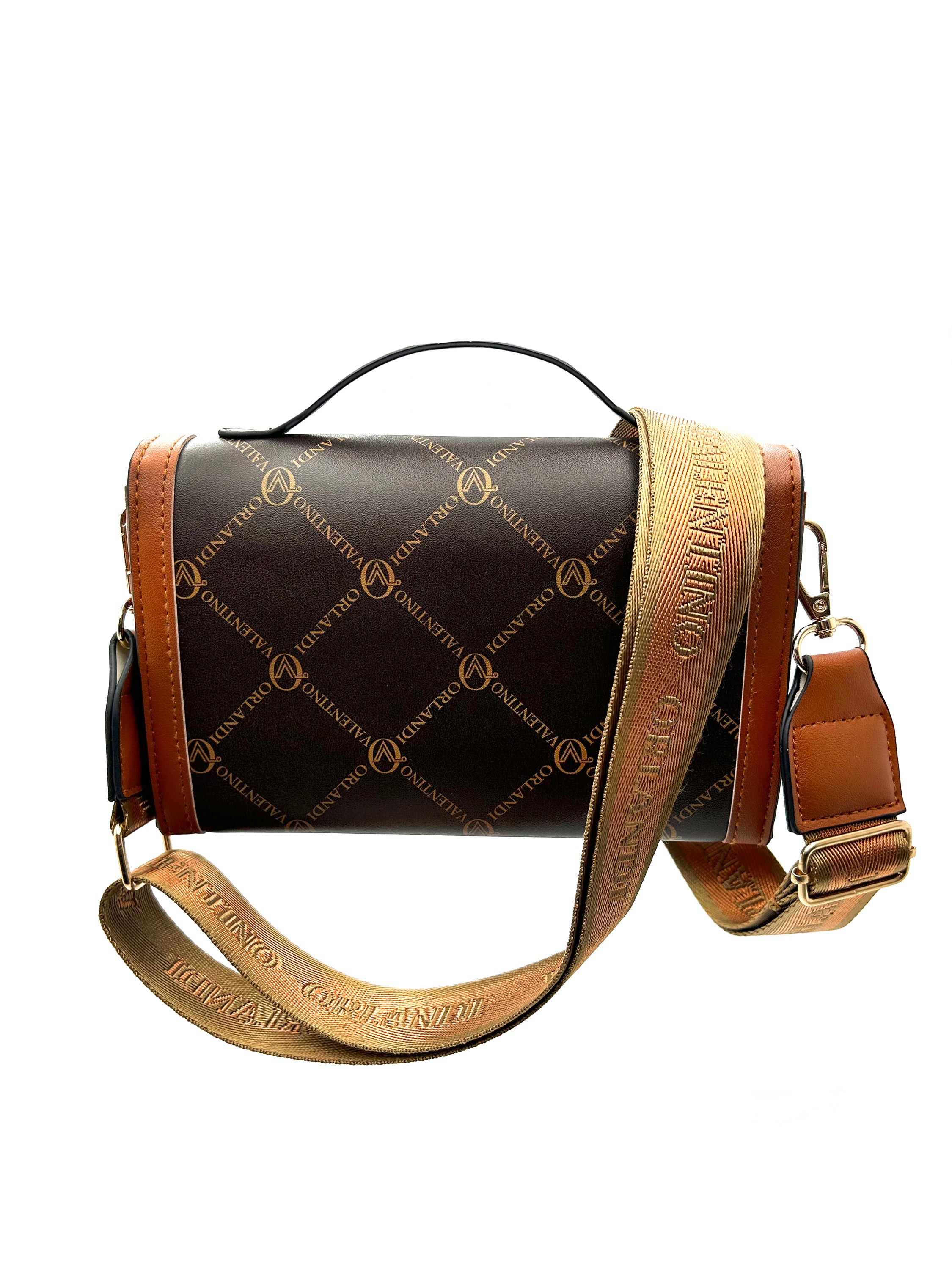 Status Print Cross Body with Top Handel