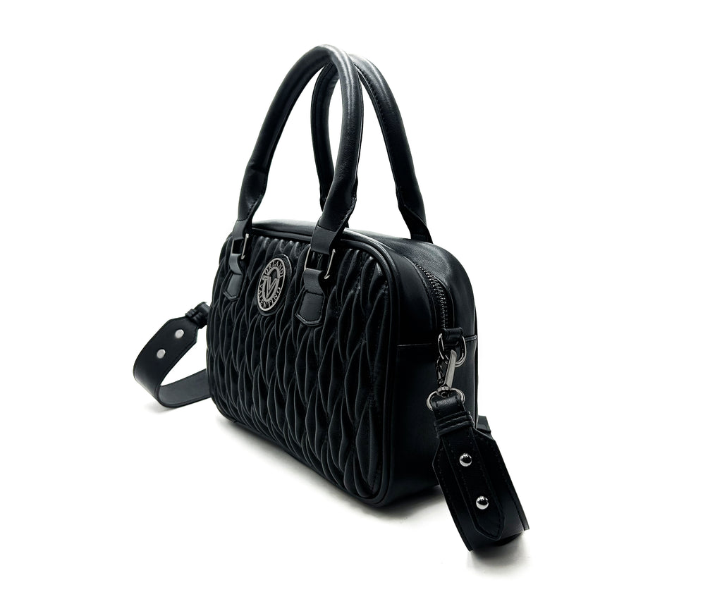 Valentino Orlandi Textured Top Handle Handbag
