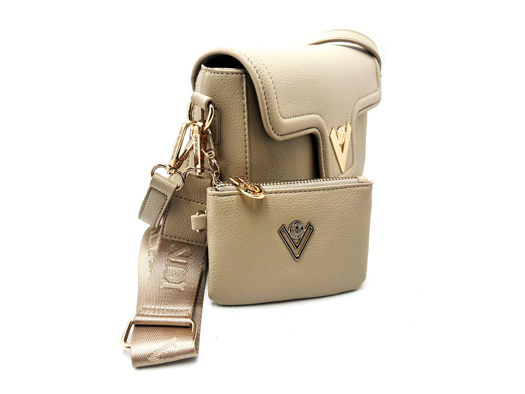 East West Handbag with Gold Hardware