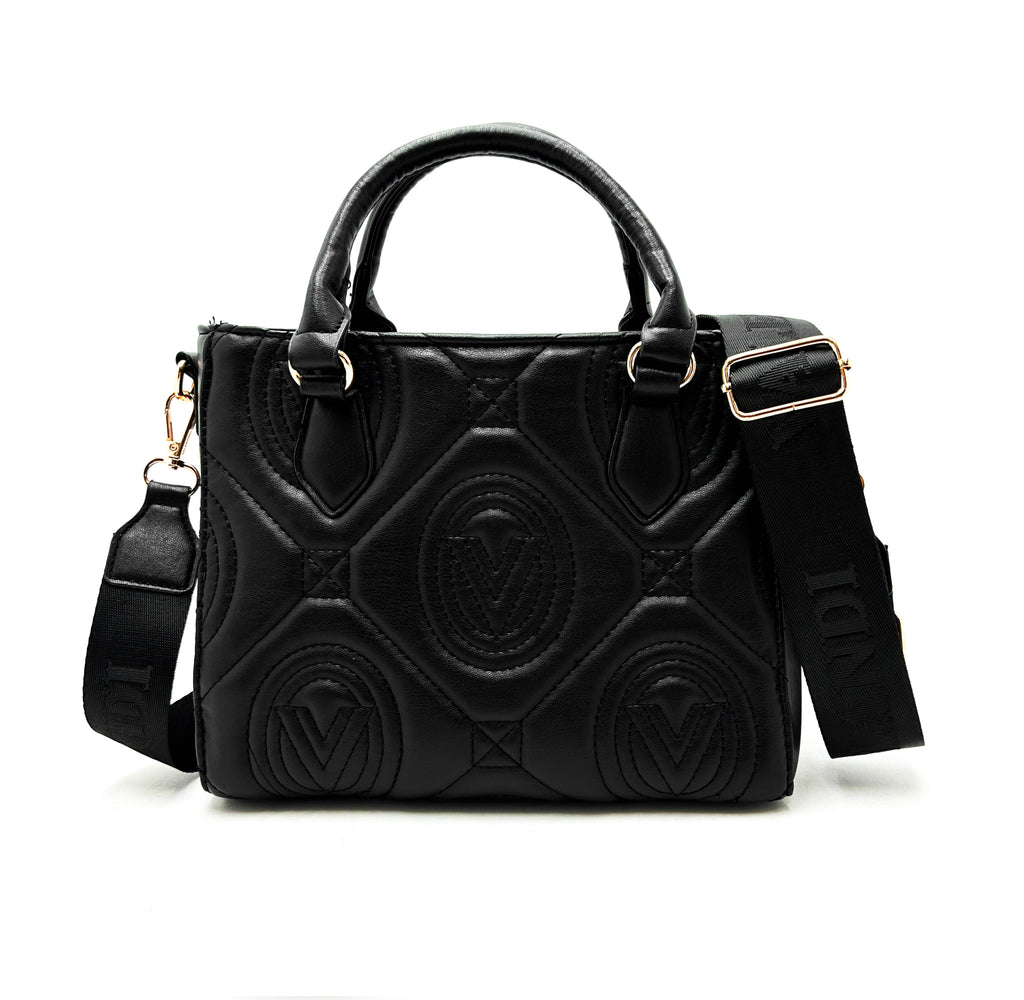 Large Valentino Orland Quilted Top Handle Bag with Crossbody