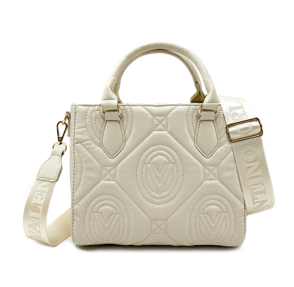Large Valentino Orland Quilted Top Handle Bag with Crossbody