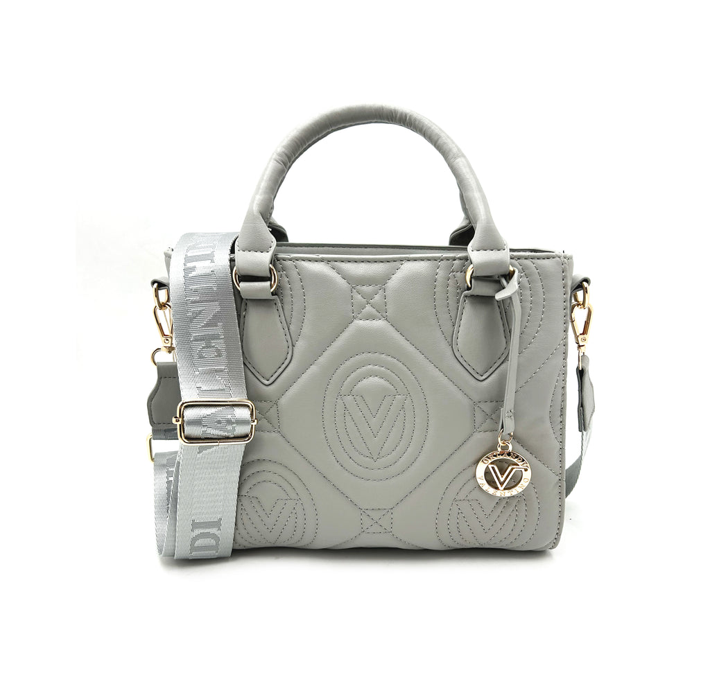 Large Valentino Orland Quilted Top Handle Bag with Crossbody