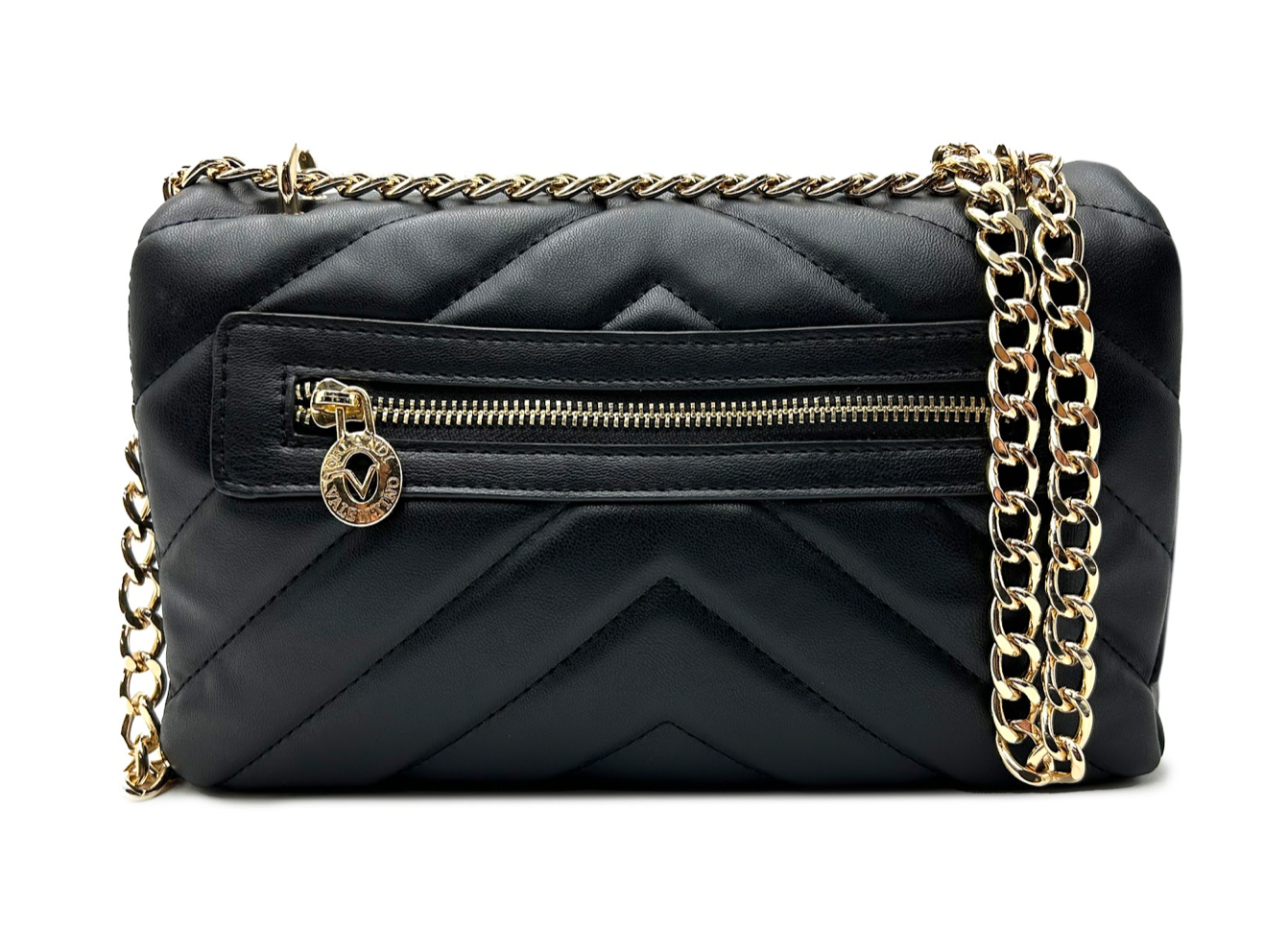 Valentino Orlandi Crossbody Bag w/ Gold Chain