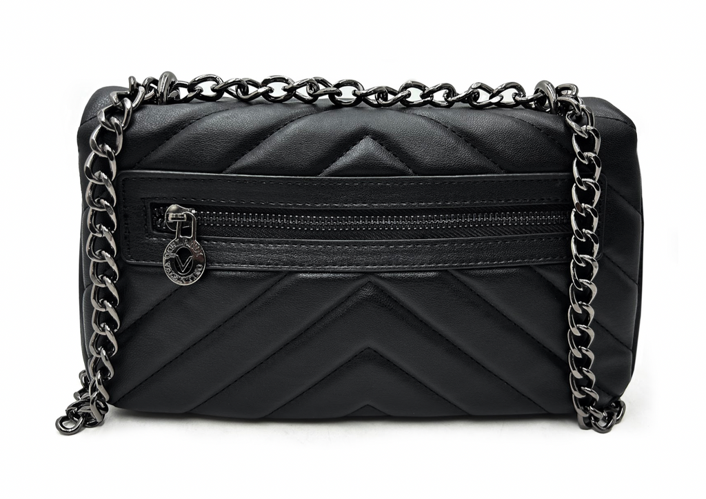 Valentino Orlandi Crossbody Bag w/ Silver Chain