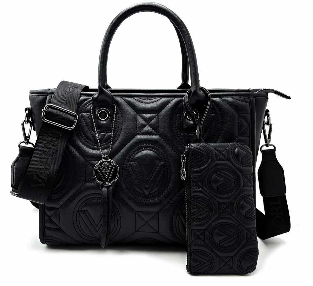 Valentino Orlandi Large Quilted Tote Bag