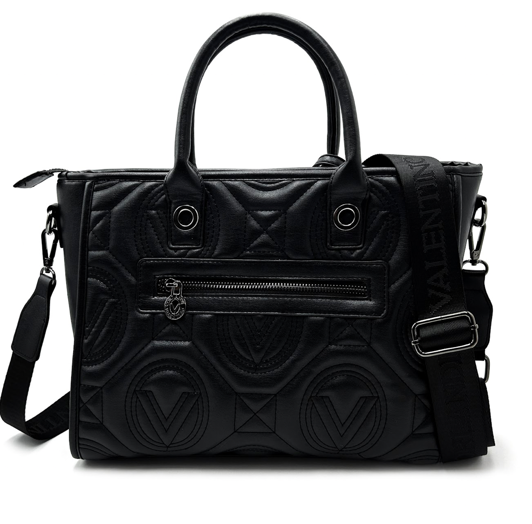Valentino Orlandi Large Quilted Tote Bag