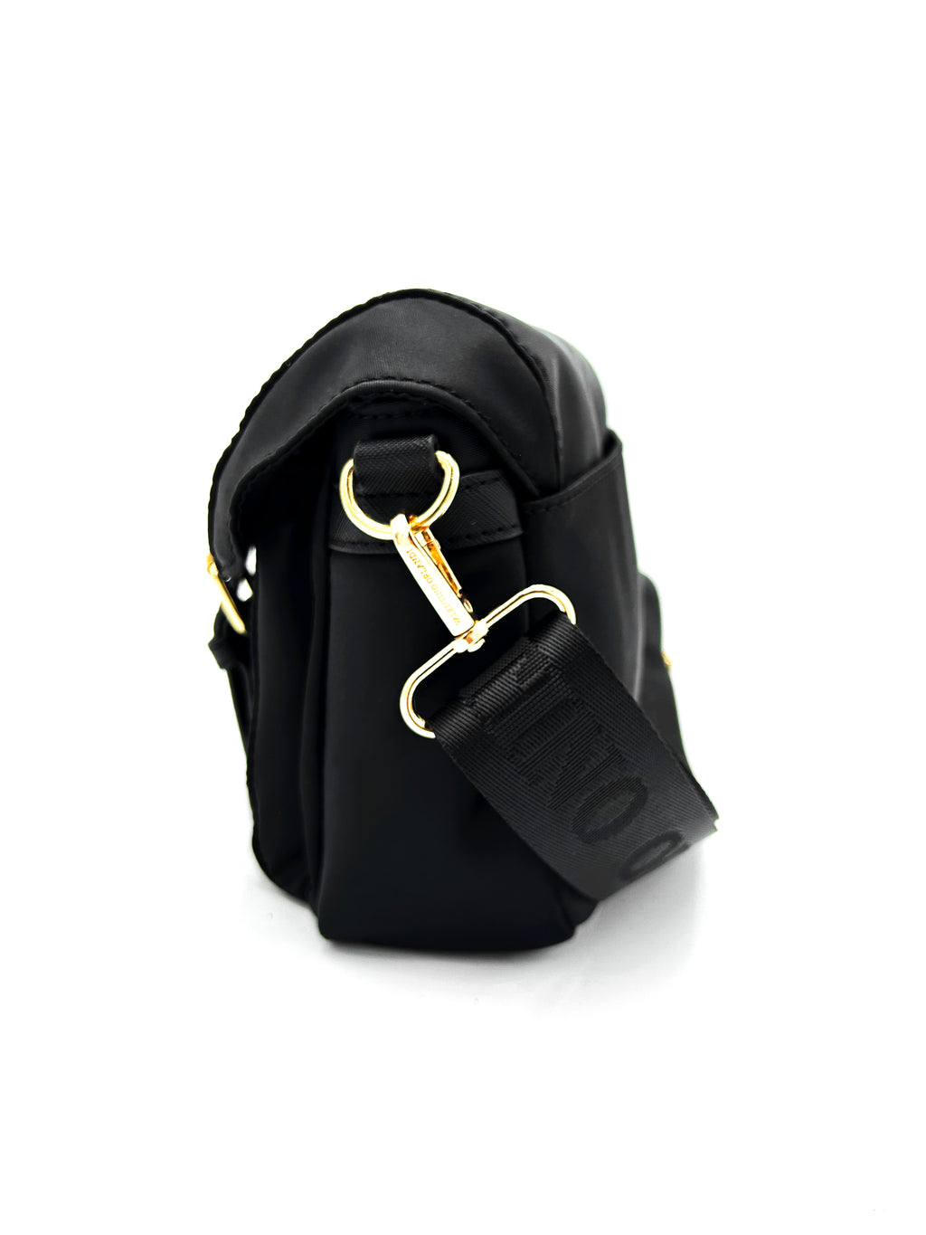 VO Front Logo Flap Strap Crossbody