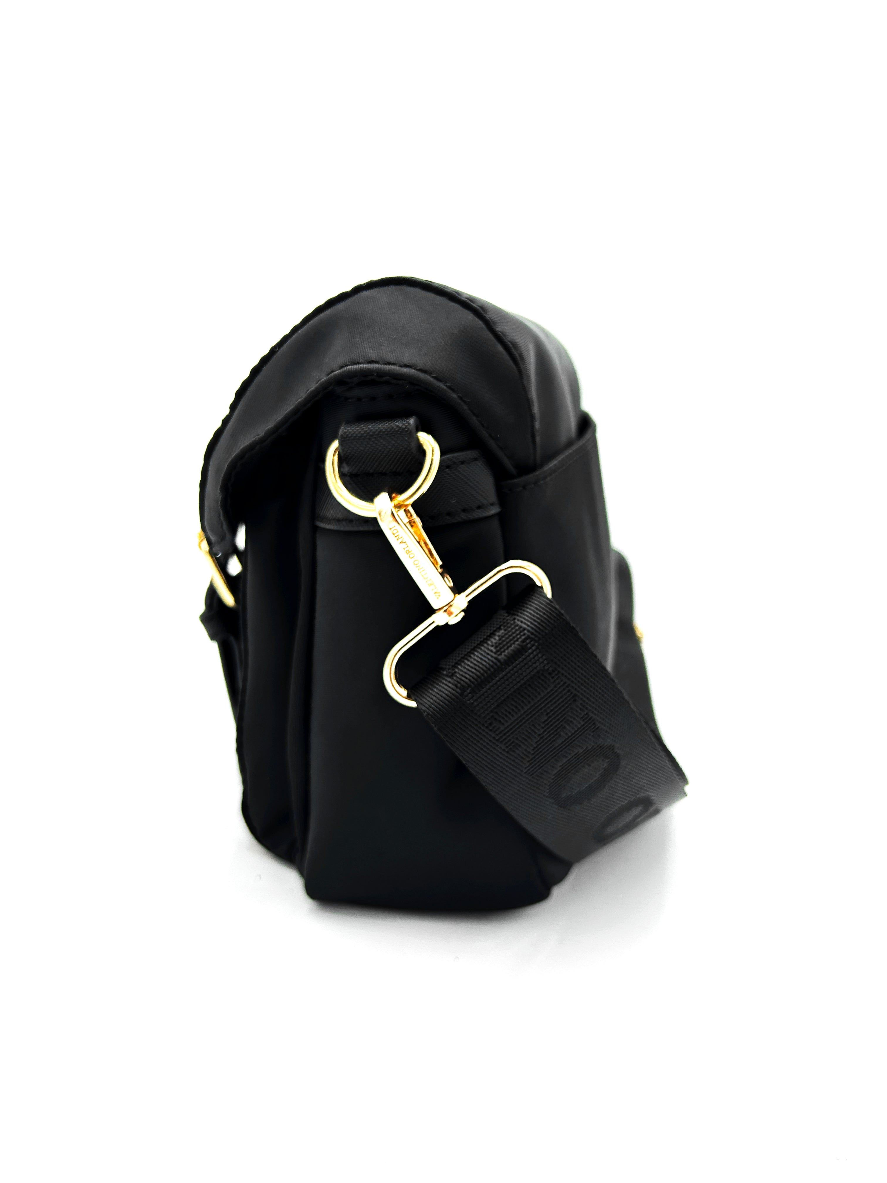 VO Front Logo Flap Strap Crossbody