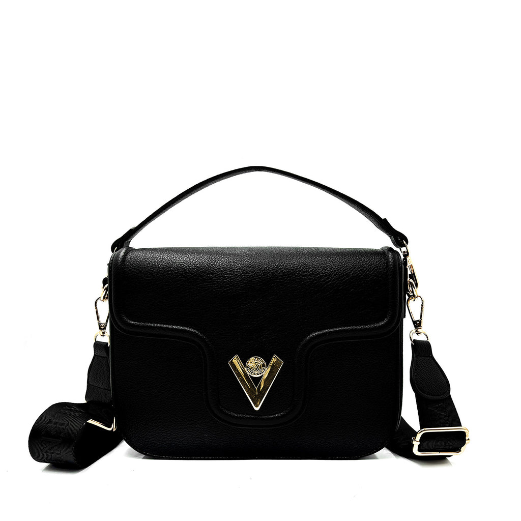 East West Handbag with Gold Hardware