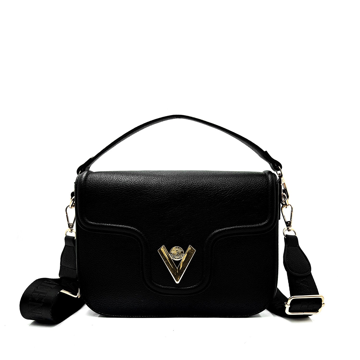 East West Handbag with Gold Hardware