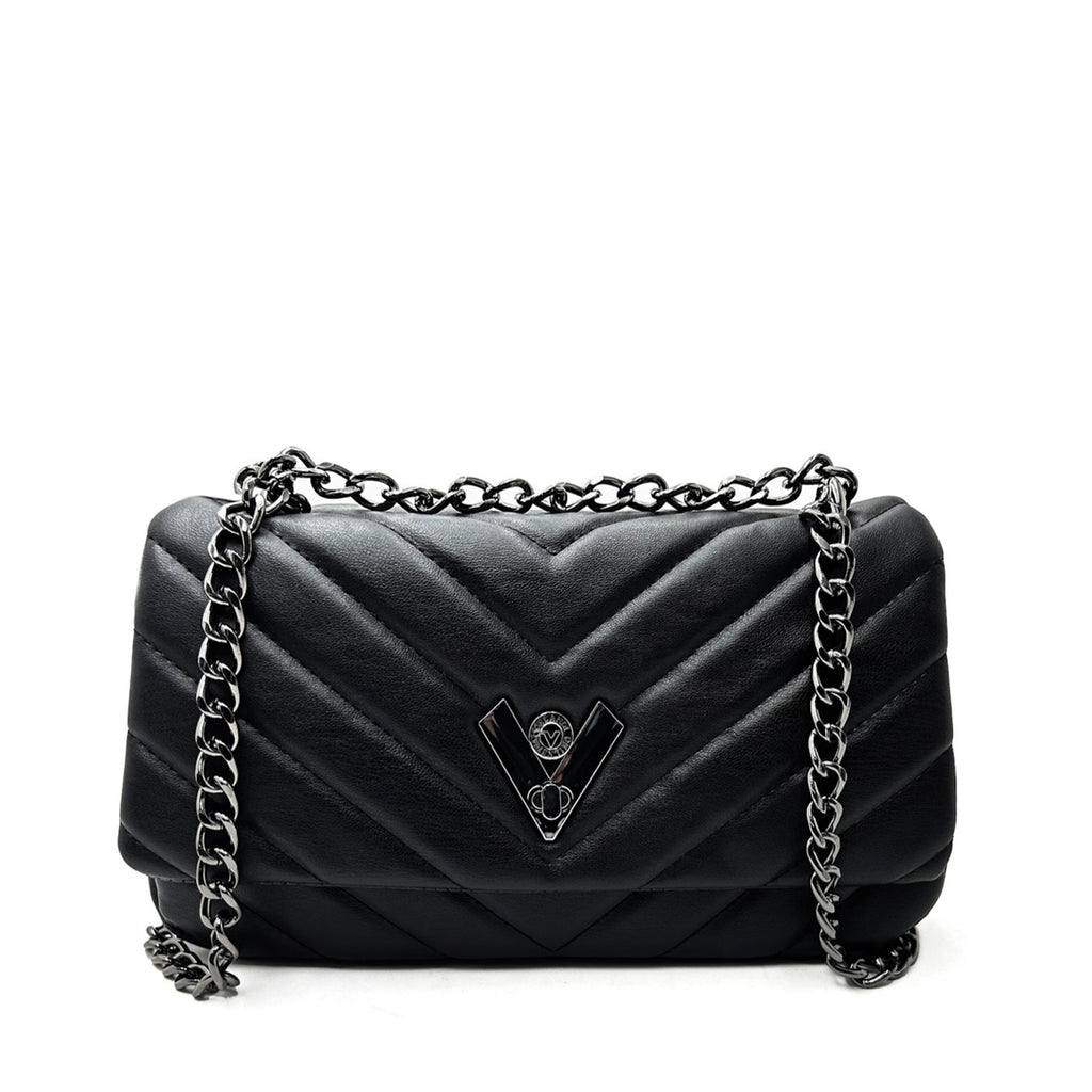 Valentino Orlandi Crossbody Bag w/ Silver Chain