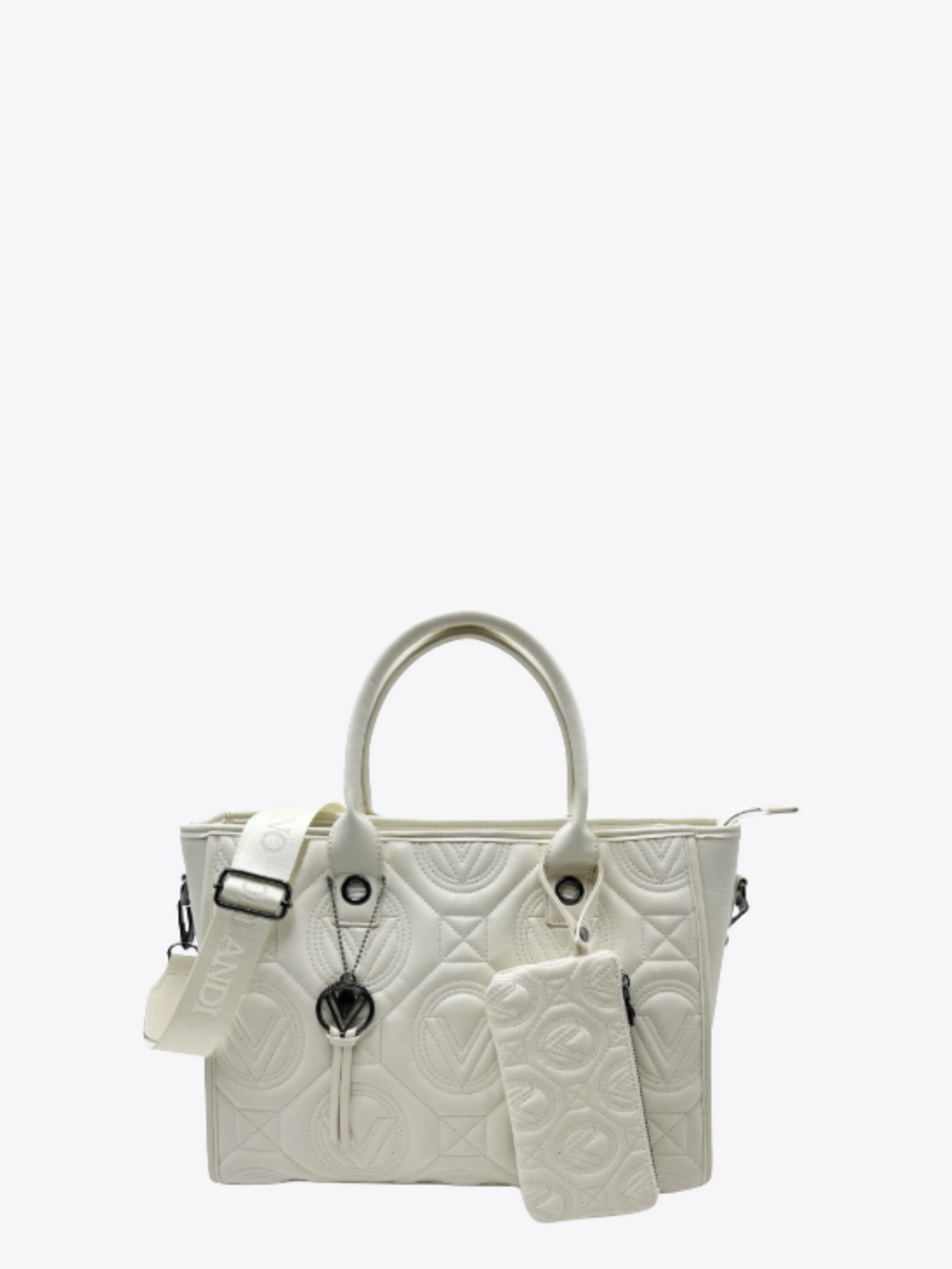 Valentino Orlandi Large Quilted Tote Bag