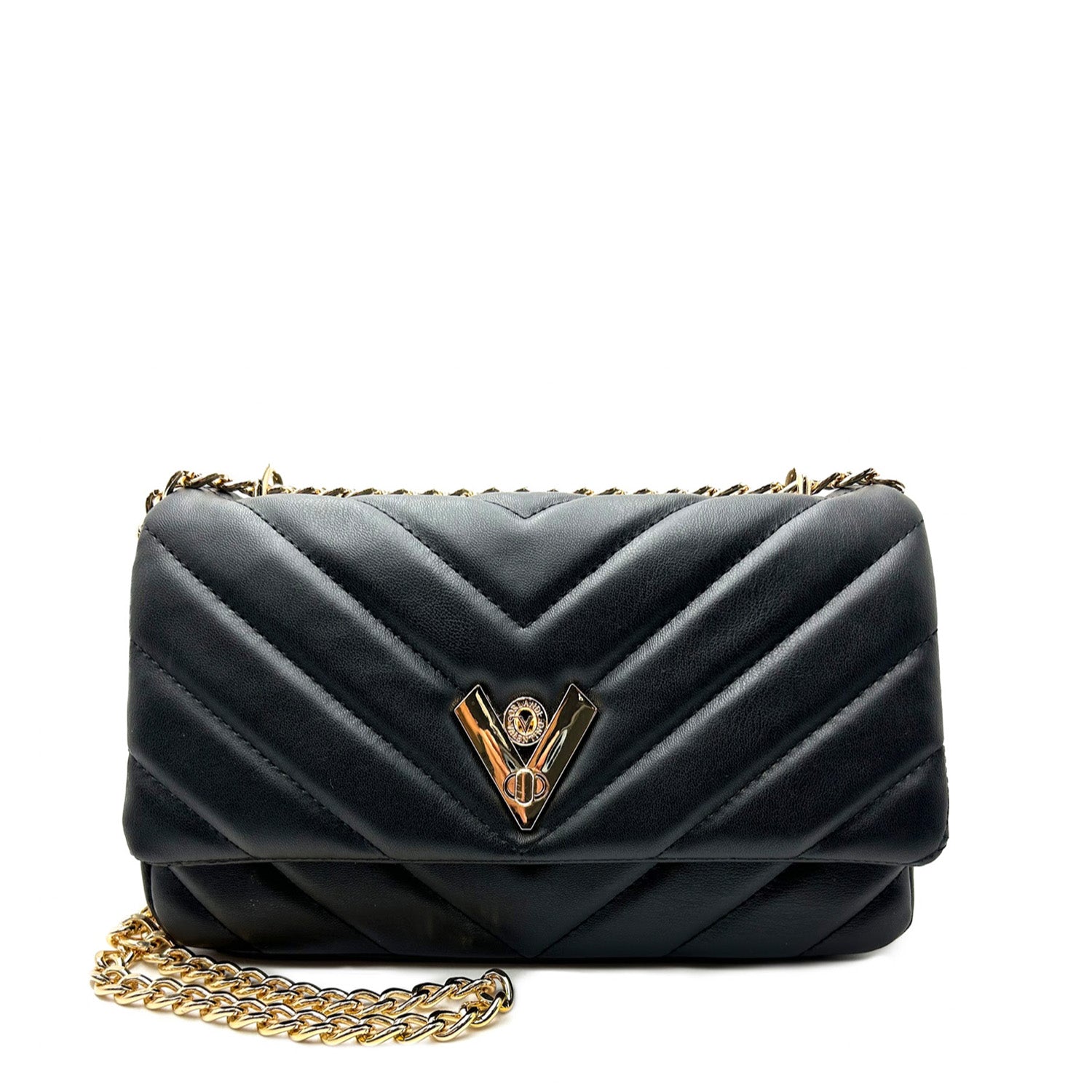 Valentino Orlandi Crossbody Bag w/ Gold Chain