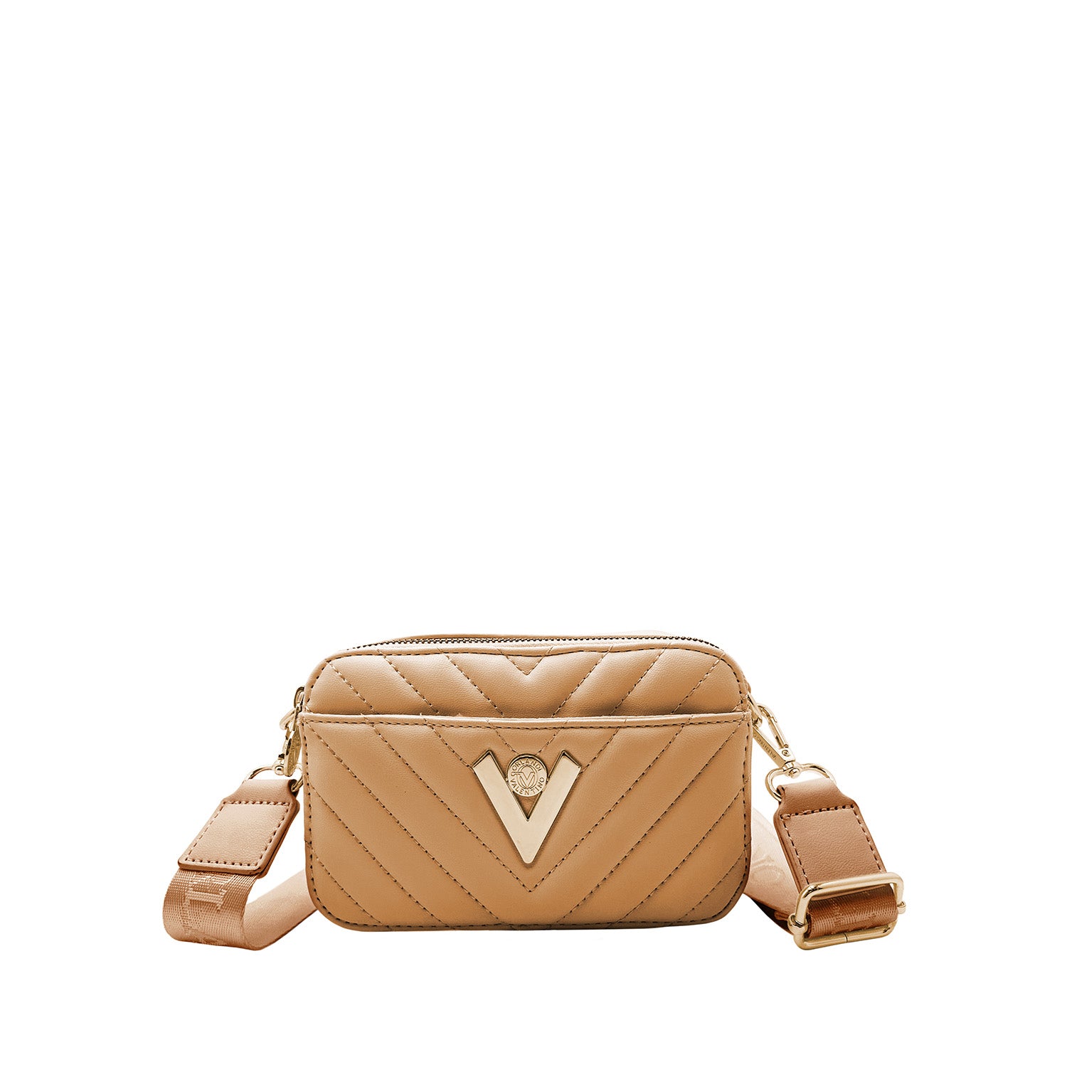 Quilted Camera Bag with Hardware