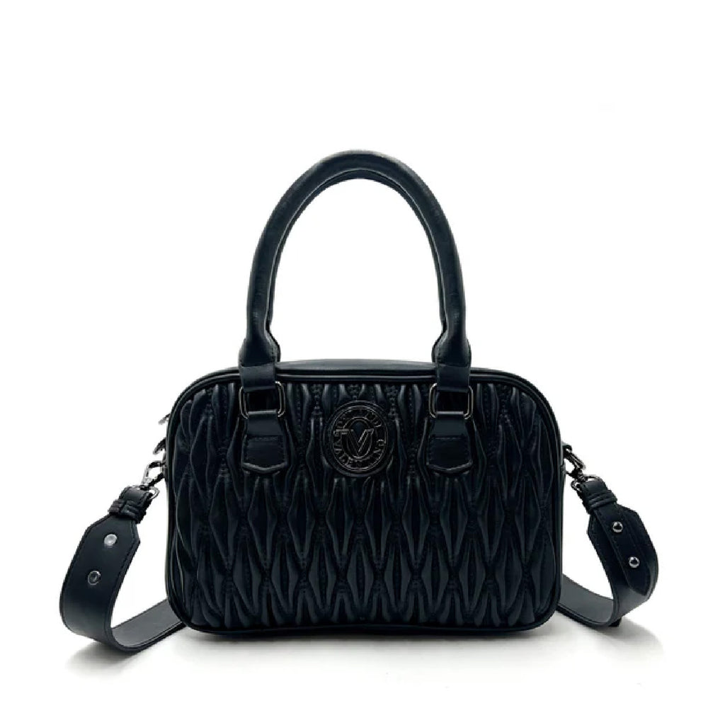 Valentino Orlandi Textured Top Handle Handbag
