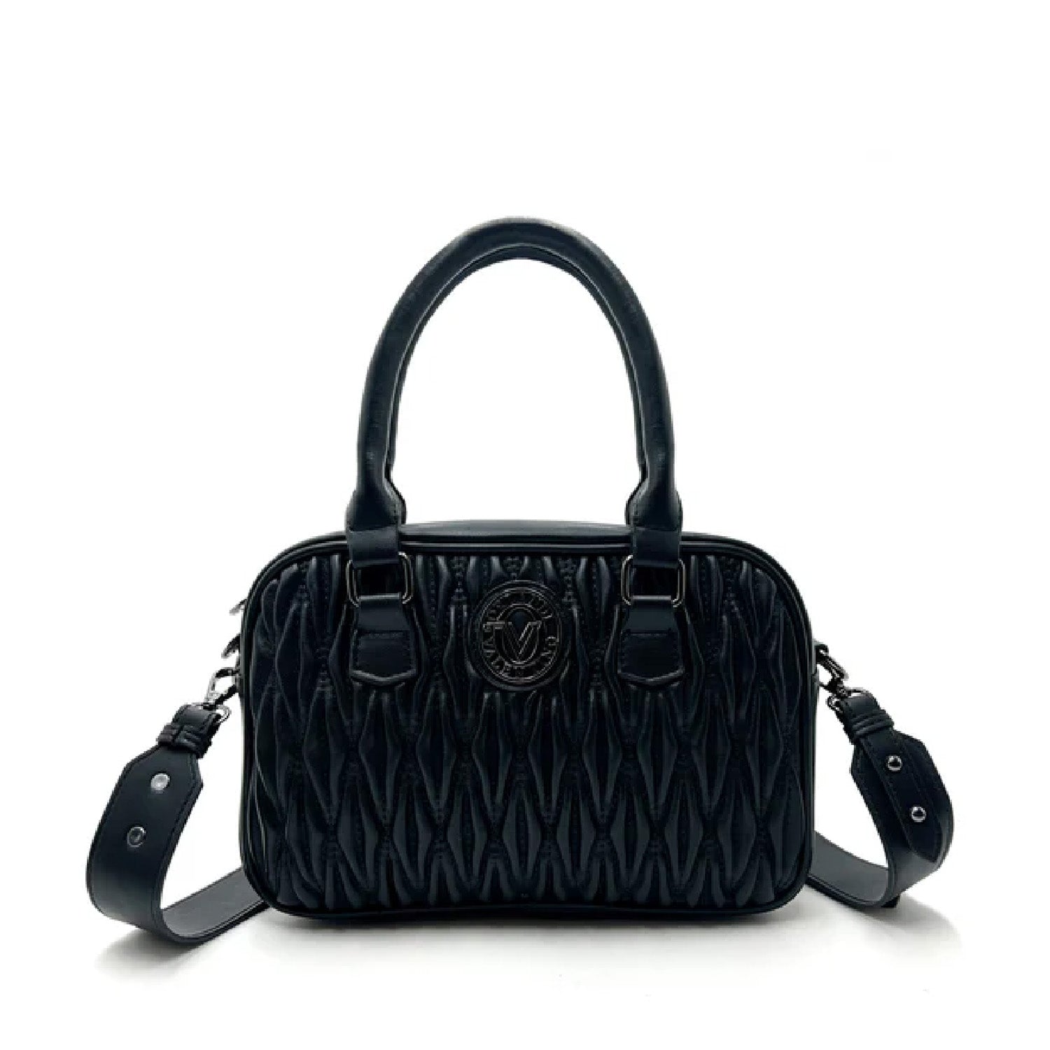 Valentino Orlandi Textured Top Handle Handbag