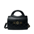 Top Handle "V" Lock Hand Bag