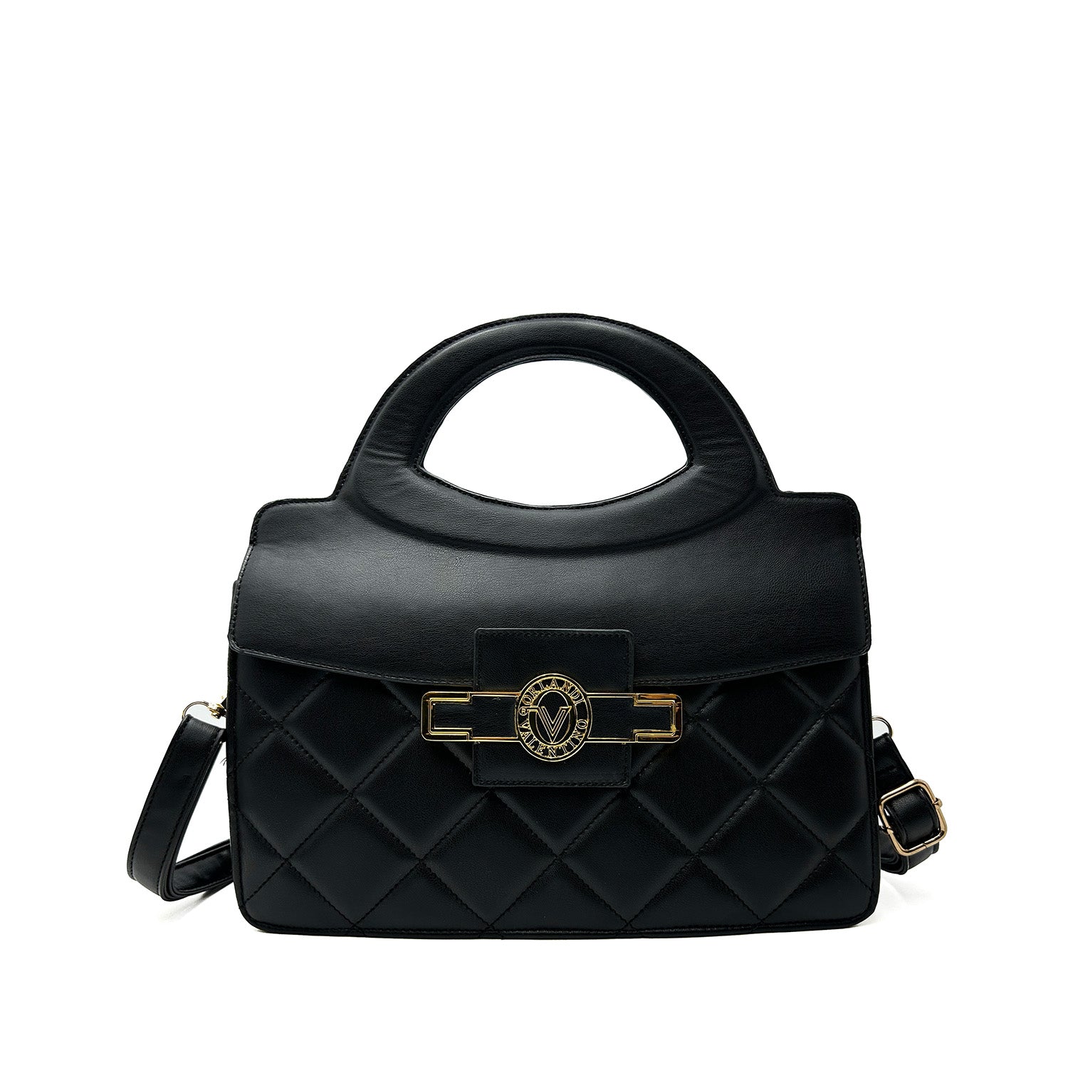 Top Handle "V" Lock Hand Bag